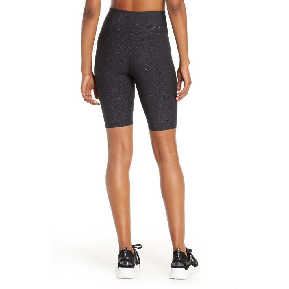New w/Tags - Soul by Soulcycle Glitter Bike Shorts in Black, Med - Picture 8 of 10